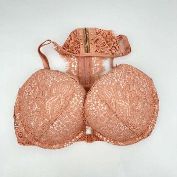 Victoria's Secret Mauve Pink Very Sexy Push Up Bra 32D - Picture 1 of 3